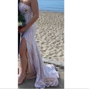 Beautiful Jovani Gown for sale. Worn once. Great condition. Great in photos.